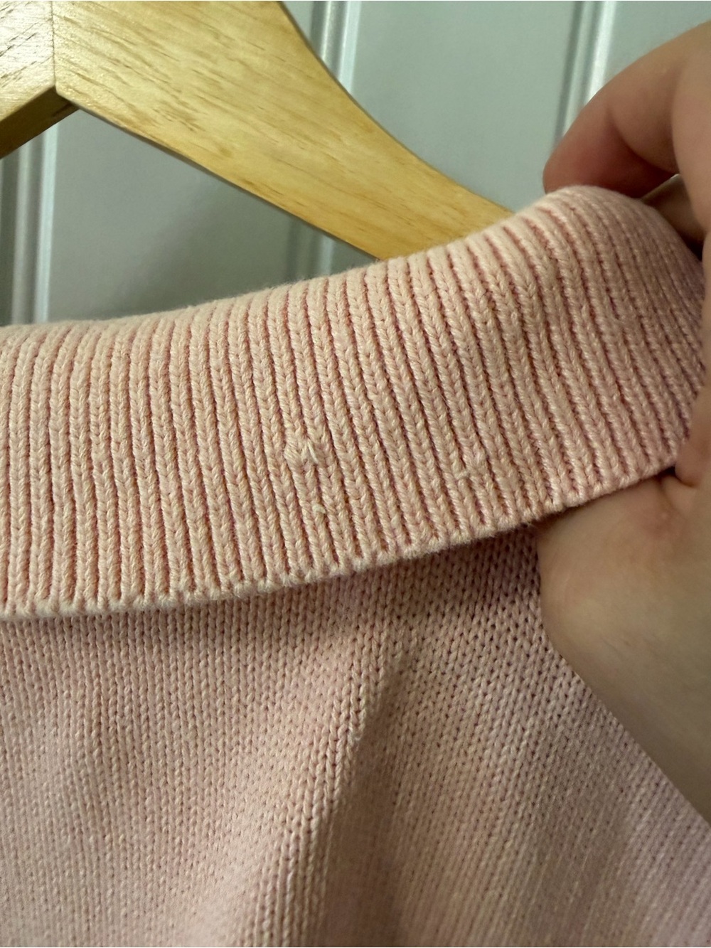Vintage Northern Reflections Cotton Knit Collared Sweater Size small - Picture 5 of 5